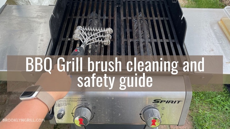 bbq grill brush cleaning