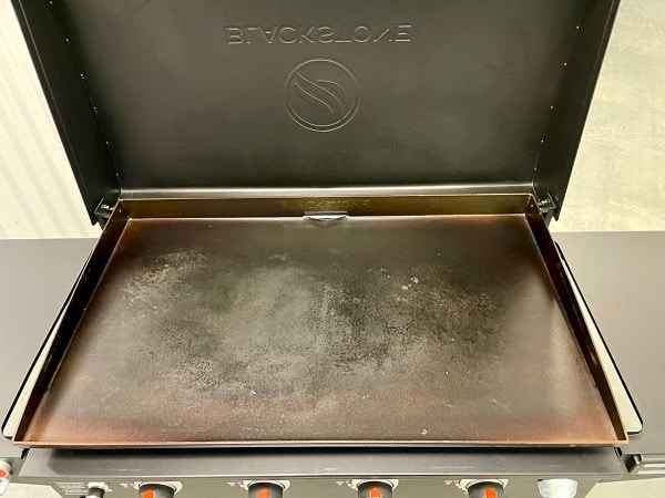 how to clean blackstone griddle rust